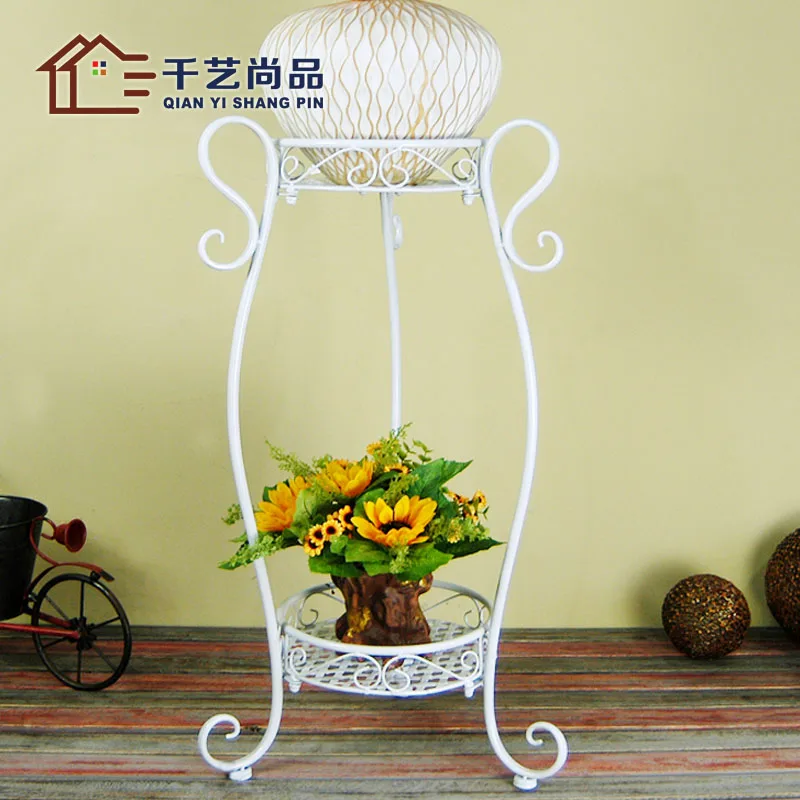 Thousands of unigarden products iron flower balcony landing ladder green flowerpot rack living room indoor bonsai shelf selling special offer