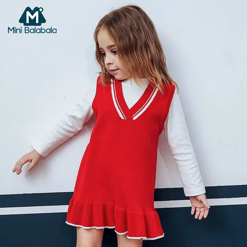 Мини балабала Детский комплект из 2 предметов для девочек: Топ + тонкое