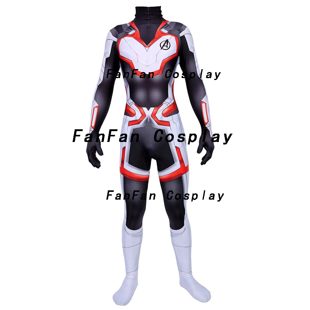 

Newest Avengers 4 Cosplay Costumes Lycra 2019 Avengers Endgame film Quantum Realm Team Bodysuits Jumpsuits for Adult Kids