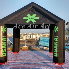 Огромный надувной ступенчатое покрытие палатка квадратная палатка, надувной рекламный шатер для мероприятий на открытом воздухе