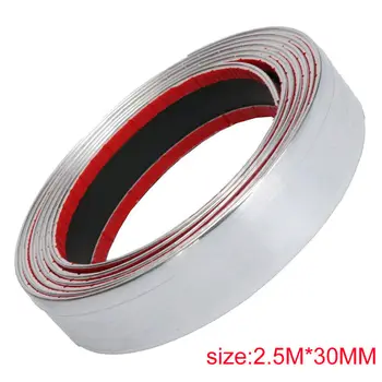 

Car Bumper Door Protector Accessories Moldings 2.5M Car Door Edge Stickers Guard Collision-Proof Protector Moulding Trim Strip