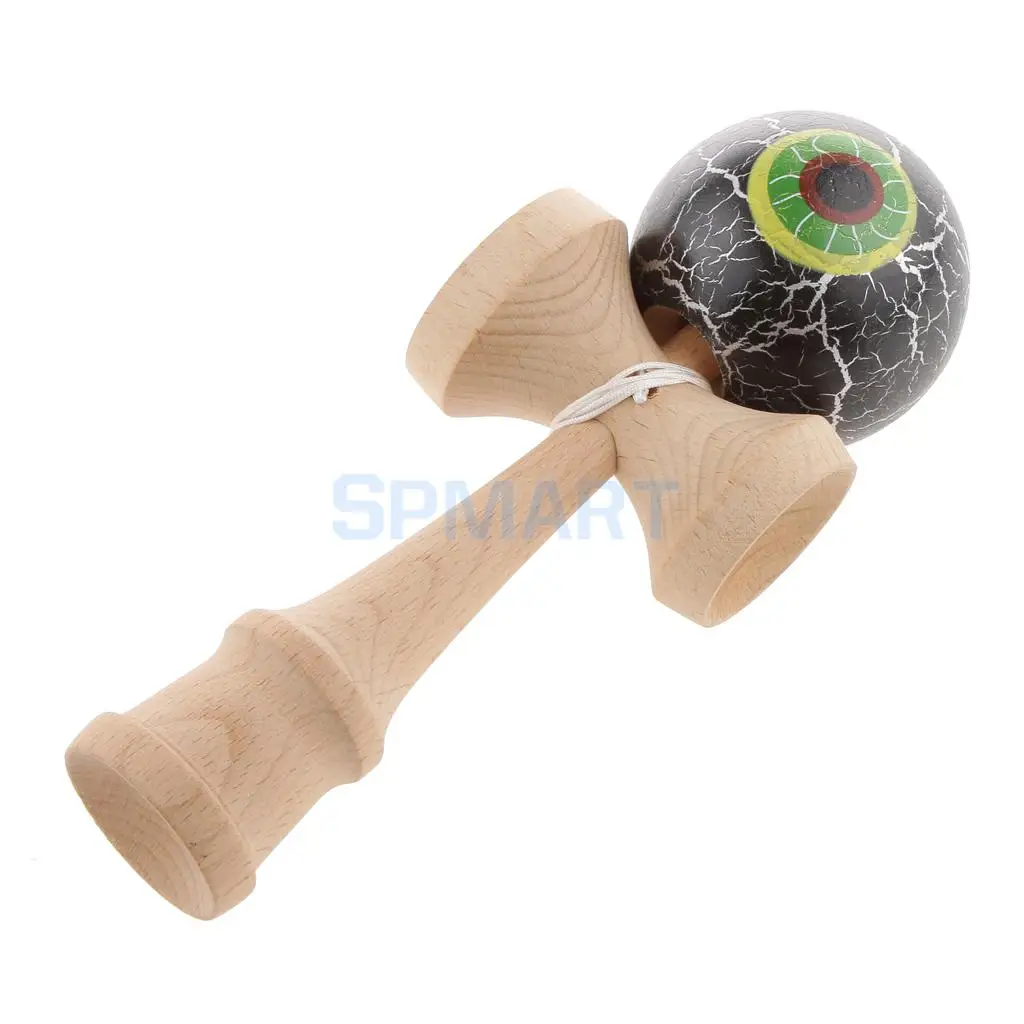 Eyeball Shaped краска для трескающих покрытий деревянные Kendama дети мастерство мяч игры дети веселые деревянные игрушки