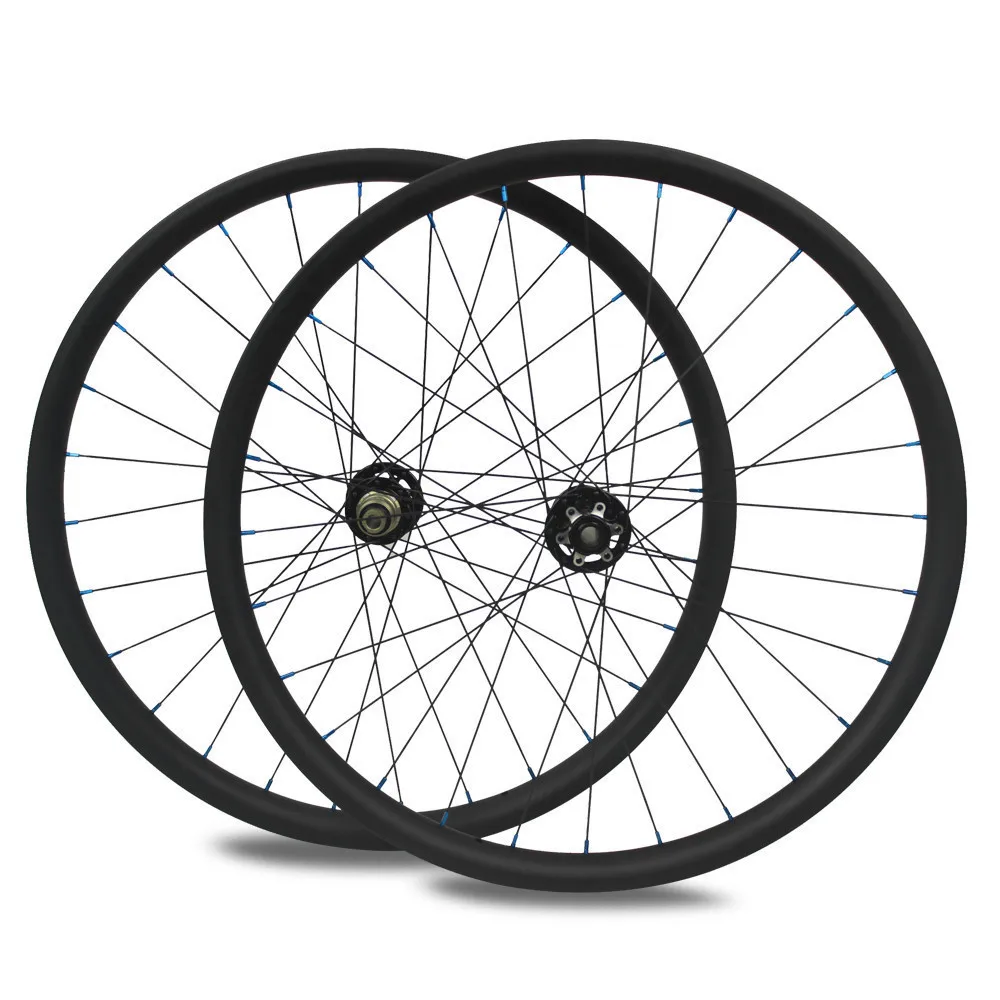Импортированное углеродное волокно Toray Япония 29er MTB Wheelset Ширина 28 мм обод для