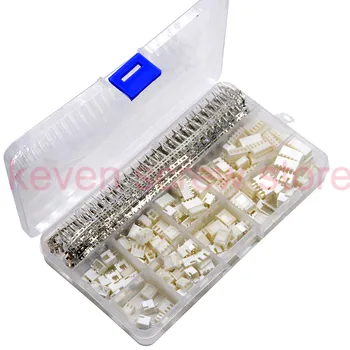

560PCS XH 2.54 2p 3p 4p 2.54mm Pitch Terminal Kit Housing Pin Header JST Connector Wire Connectors Adapter XH Kits XH2.54mm