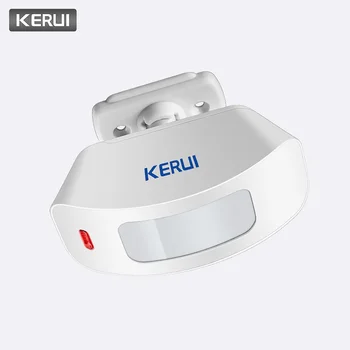 

KERUI Wireless Curtain PIR Motion Sensor Internal Antenna Infraid PIR Detector Low-Power Circuit Sensor 433MHz for Alarm System