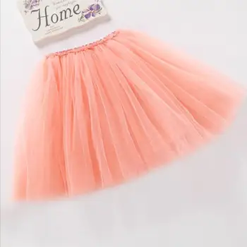 summer lovely fluffy soft tulle baby girls tutu skirt pettiskirt 14 colors girls skirts for 6M-14Yrs kids mother daughter skirts 3