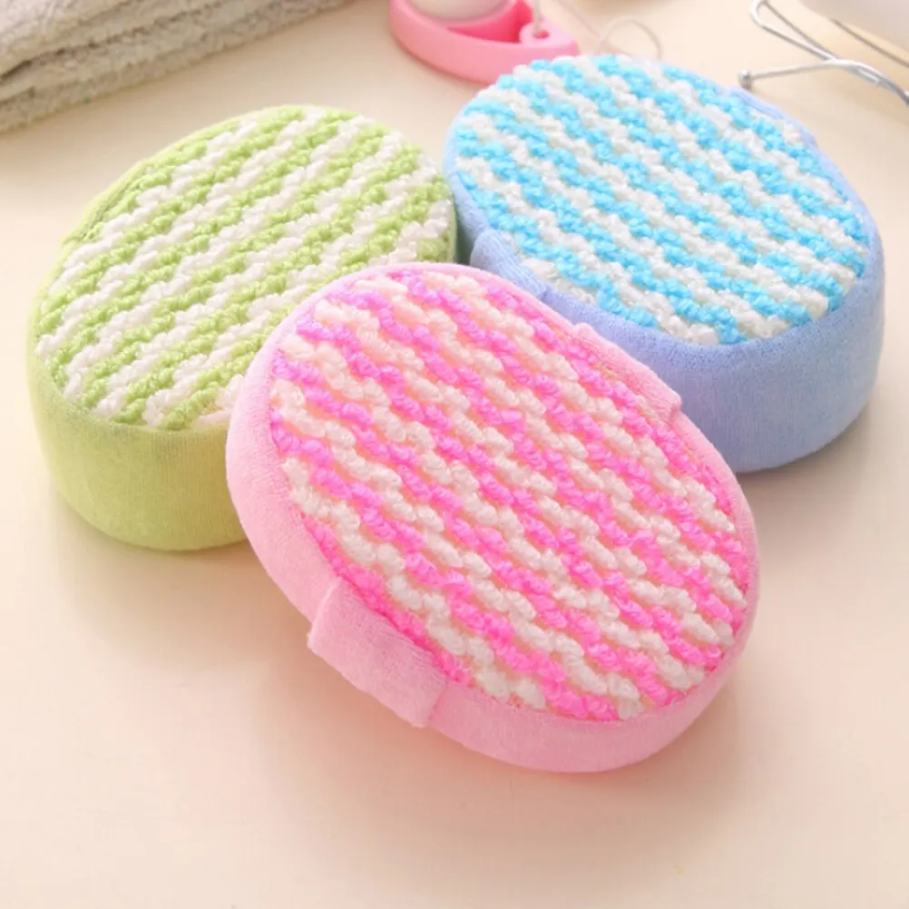 14x11x5cm Bath Sponge Massage Multi Shower Exfoliating Body Cleaning Scrubber Random color Hot Sale