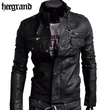 HEE GRAND 2017 Klassischen Stil Motorrad PU Lederjacken Männer Schlanke Männliche Motor Jacke Herrenkleidung MWP148