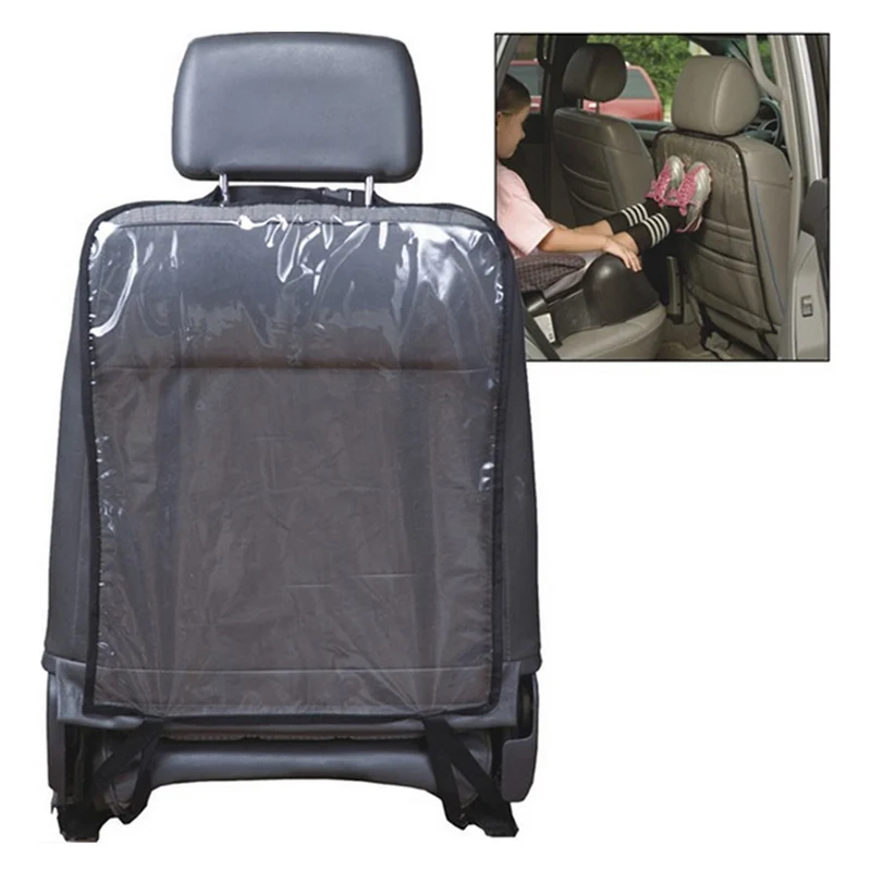 Прозрачные защитные накладки для детей Защита спинки кресла защита от грязи автомобиля Органайзер сиденье 1 шт. ПВХ пластик водонепроницаемые автомобильные чехлы для сидений