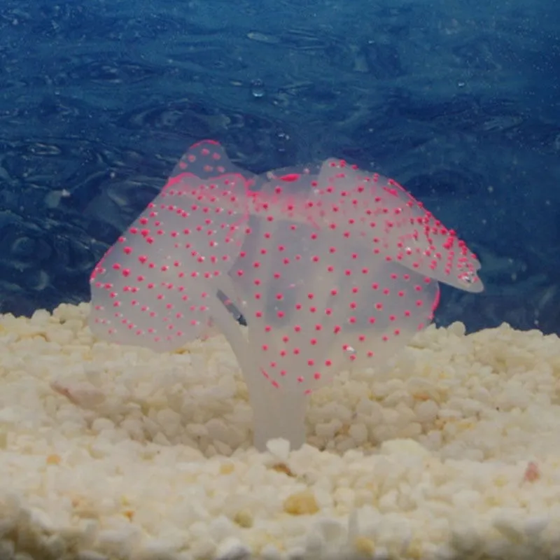 Коралловые аквариумные искусственный Коралл Силиконовое растение с присоской орнамент вода пейзаж Декор аквариум аксессуары
