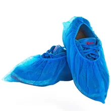 100 шт нетканые ткани утолщенные противоскользящие бахилы для обуви одноразовая обувь покрывает эластичный ремешок дышащий пылезащитный