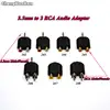 ChengHaoRan Jack de 3,5mm estéreo macho a 2 RCA enchufe hembra adaptador M/F Y divisor 3,5mm a 2RCA conector Adaptador de Audio Cable de Audio ► Foto 1/6