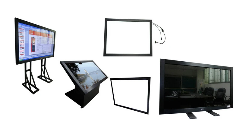 Xintai Touch 4" IR сенсорный экран, 6 точек IR мульти сенсорный Наложение рамка инфракрасного сенсорного экрана для сенсорного стола и светодиодный tv