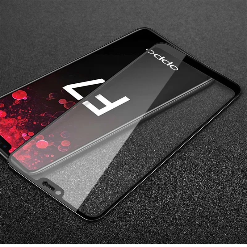 Полное покрытие из закаленного стекла для oppo f7 f5 9h Защита экрана для oppo f 7 5 glas для opao opoo ohpo 7f 5f защитная пленка