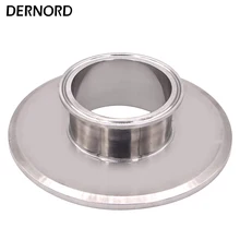 DERNORD 6 ''* 3'' Торцевая крышка короткий редуктор Tri Clamp Клевер из нержавеющей стали 304 санитарный фитинг трубы