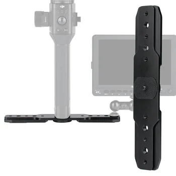 

Gimbal Accessories Bottom Extension Plate for DJI Ronin S Feiyu AK2000 Moza Air 2, 1/4 3/8 Thread for Monitor Microphones