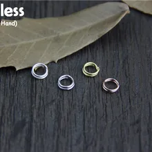 Uglyless настоящие S 925 стерлингового серебра линии ожерелье Многоярусное фурнитура для бусин ювелирные изделия DIY Мини Круглые Полые бусины