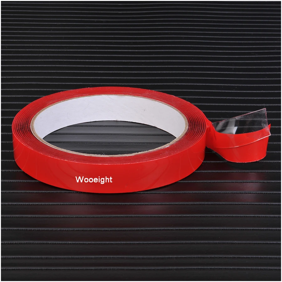 Wooeight Car Styling Transparent Silicone Double Sided Tape Sticker 15mm3m For Car Home Office High Strength Adhesive Sticker (7)
