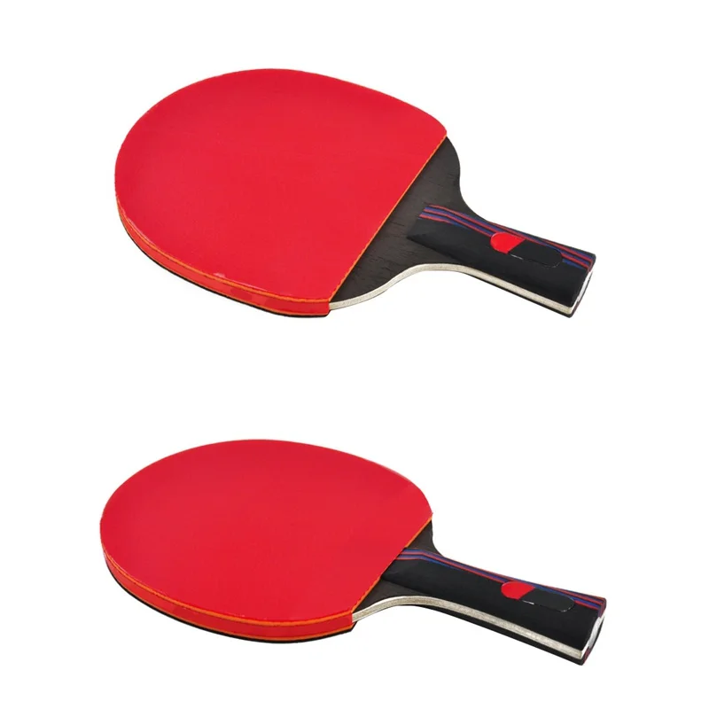 Углеродное волокно Настольный теннис ракетка лезвие резина с двойным лицом 2 стиля прыщи-в пинг-ракетки для понга Высокое качество W