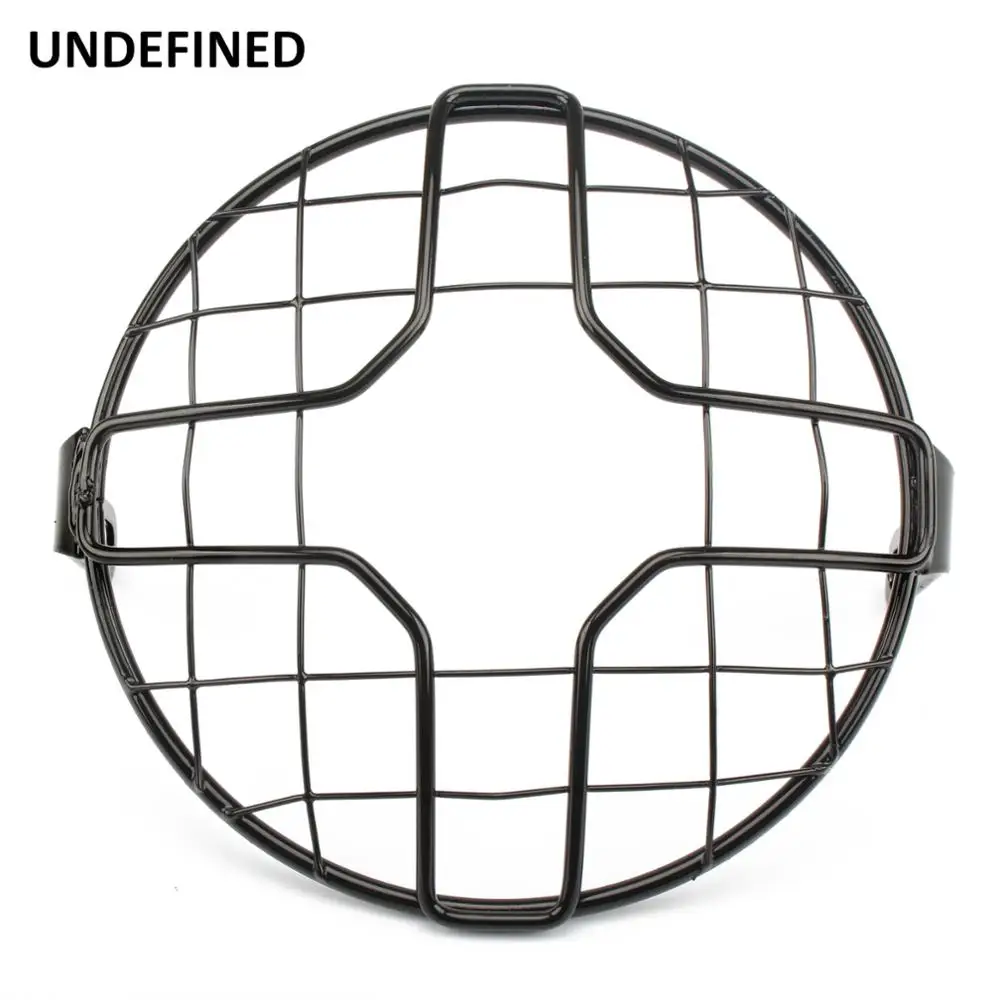 

Motorcycle Headlight Grill Cover Cross Model Cafe Racer Head Light Grills Bracket For Harley Honda Kawasaki Yamaha Custom