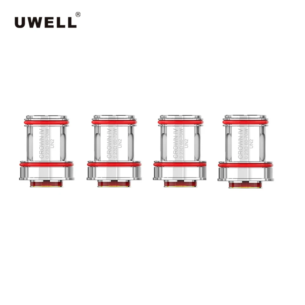 4 шт./8 шт. Uwell Crown 4 Dual SS904L катушка 0.2ohm 0.4ohm UN2 0.23ohm Crown 4 Vape Танк аксессуары для электронных сигарет