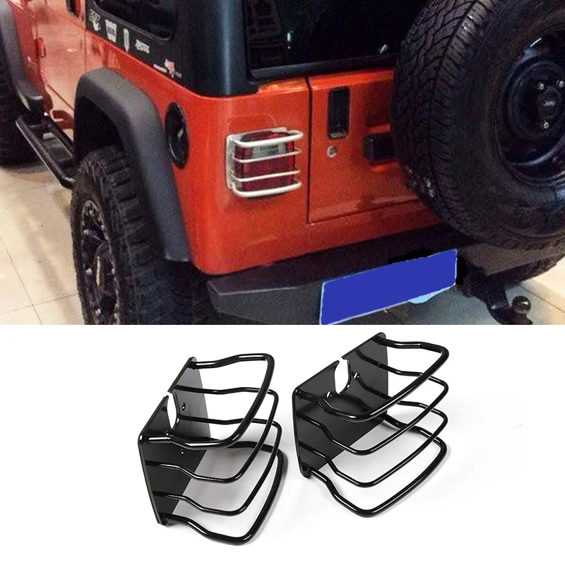 MOPAI Lamp Hoods for Jeep Wrangler TJ 1997 2006 Car