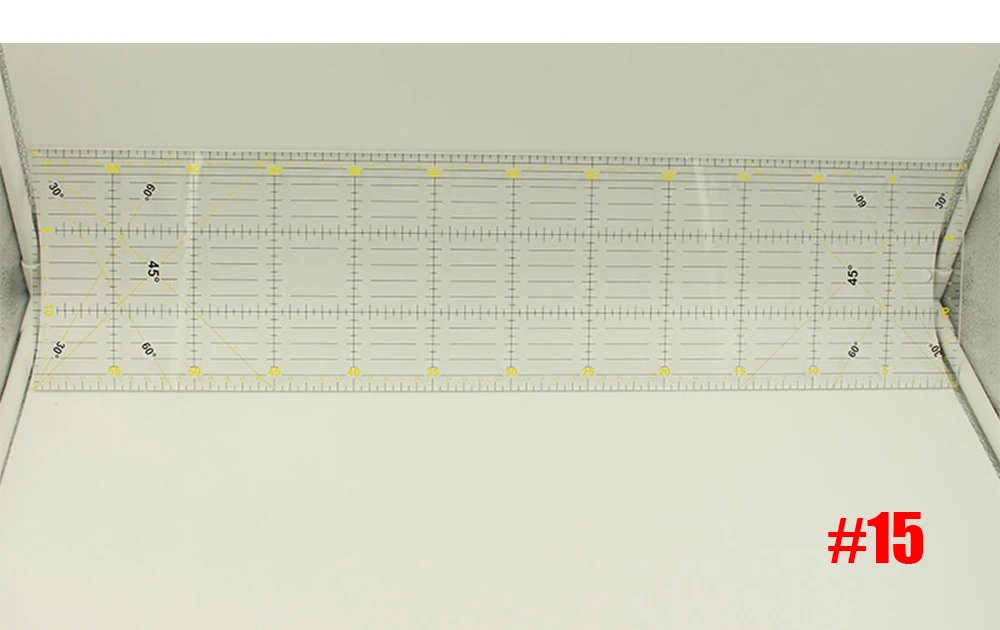 1 шт. пластиковая прозрачная швейная Лоскутная линейка инструменты для шитья сетки линейки для резки узоров портные линейки DIY для шитья Крафт масштабная линейка