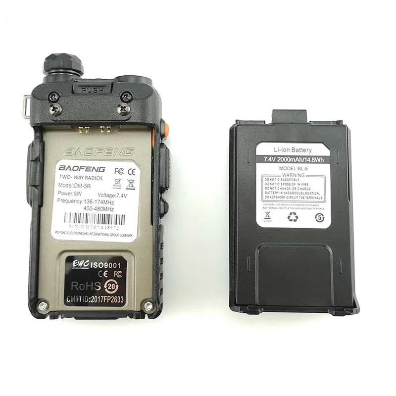 Baofeng DM 5R Tier1 Tier2 ретранслятор сигнала цифровой иди и болтай Walkie Talkie DMR Dual Band Time Slot
