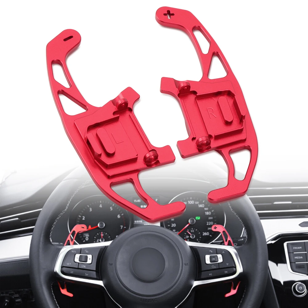 

Metal For VW GOLF GTI 7 R GTD GTE MK7 POLO 6C GTI Passat B8 R-line Scirocco Steering Wheel Paddle Extension Shifter -Not golf 7