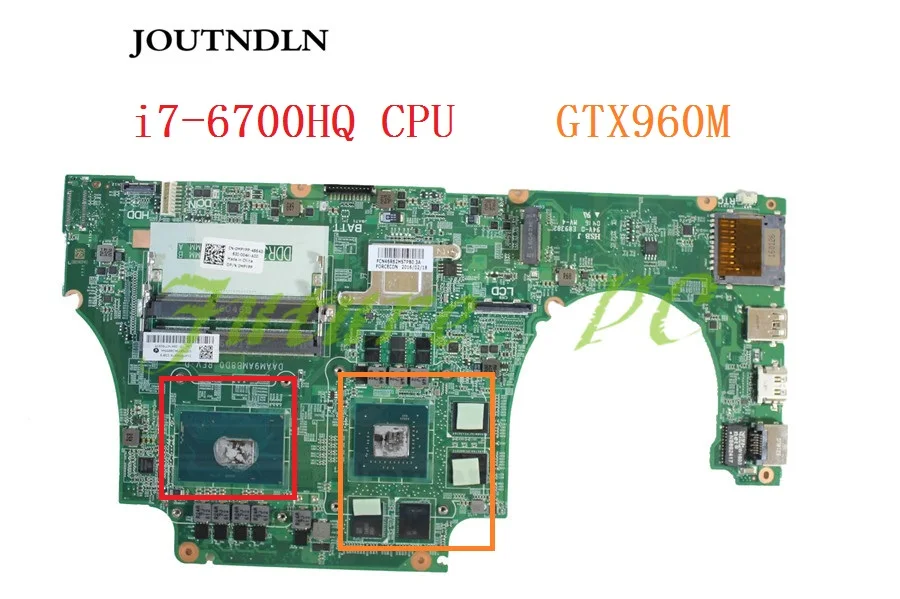 JOUTNDLN для Dell Inspiron 15 7559 материнская плата ноутбука MPYPP 0MPYPP CN-0MPYPP DAAM9AMB8D0 W/ i7-6700HQ CPU GTX960M