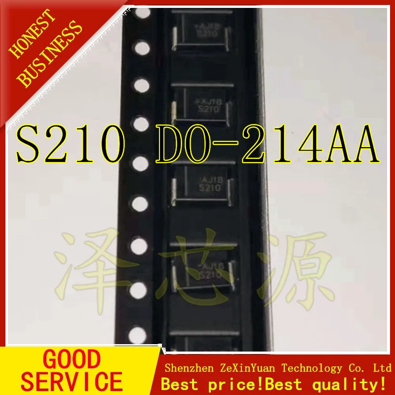 

20PCS S210 2A 100V SCHOTTKY DIODE CHIP DO-214AA