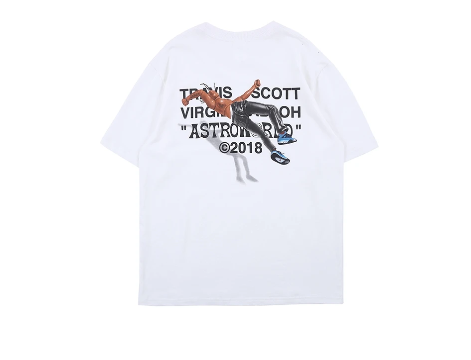 

2019 NEW TRAVIS SCOTT ASTROWORLD Staff Tour letter printing Men Short sleeve t shirt Clothes Hip Hop Top Sports Casual Tee S-XL