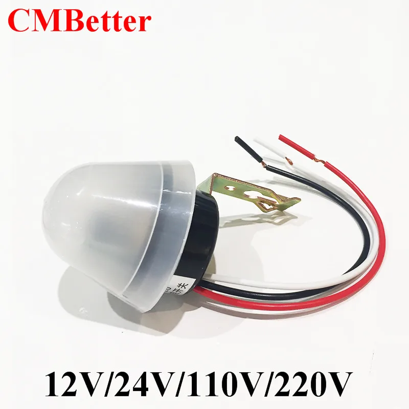 CMBetter Switch Automatic Auto On Off Photocell street Light Switch DC AC 50-60Hz 10A Photo Control Photoswitch Sensor Switch (3)
