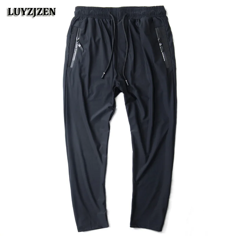 

Big size Comfortable Jogging Pants for Men 2019 New Brand Cool Breathable Sport Sweat Pants Active Loose Tracksuit Trousers K188