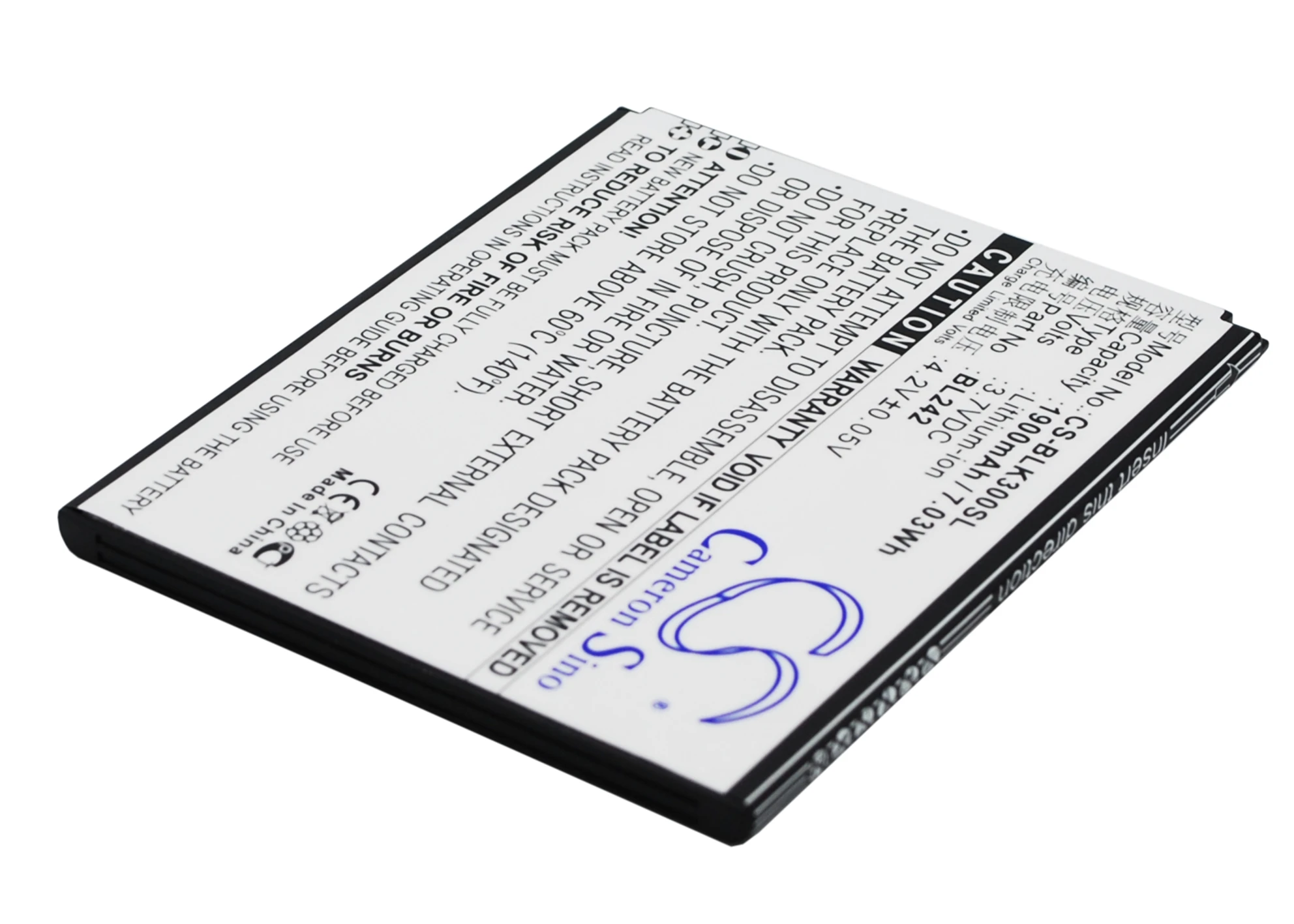 Батарея BL242 Cameron Sino 1900mAh Для lenovo A6000 DUAL SIM K3 K30 T|1900mah battery|battery bl242cameron sino |
