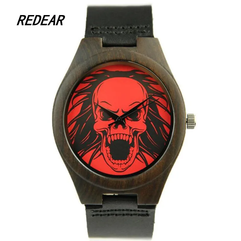 REDEAR1415 antique wood materials manufacturing men s font b watch b font quartz font b watch