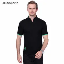 Plus Größe 6XL 7XL 2017 Neue Modemarke Männer Shirt Solide V hals Kurzarm T-shirt Männer Slim Fit Sommer Beiläufige Mens-t-shirt
