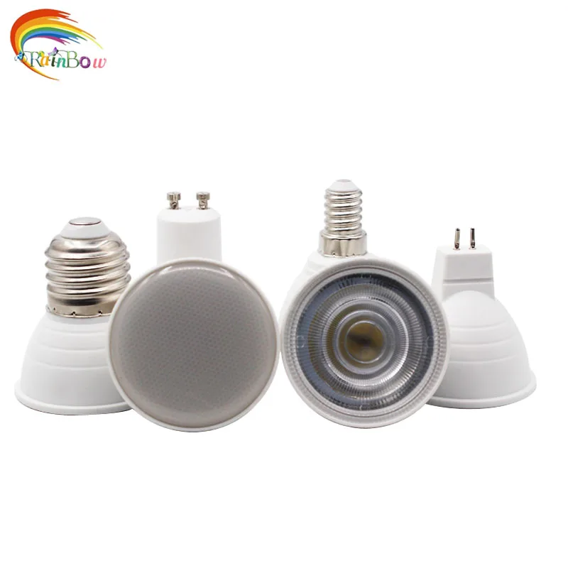 GU10 E27 E14 Светодиодная лампа 9 Вт 220 В GU Lampada MR16 DC12V светодиодная конденсаторная