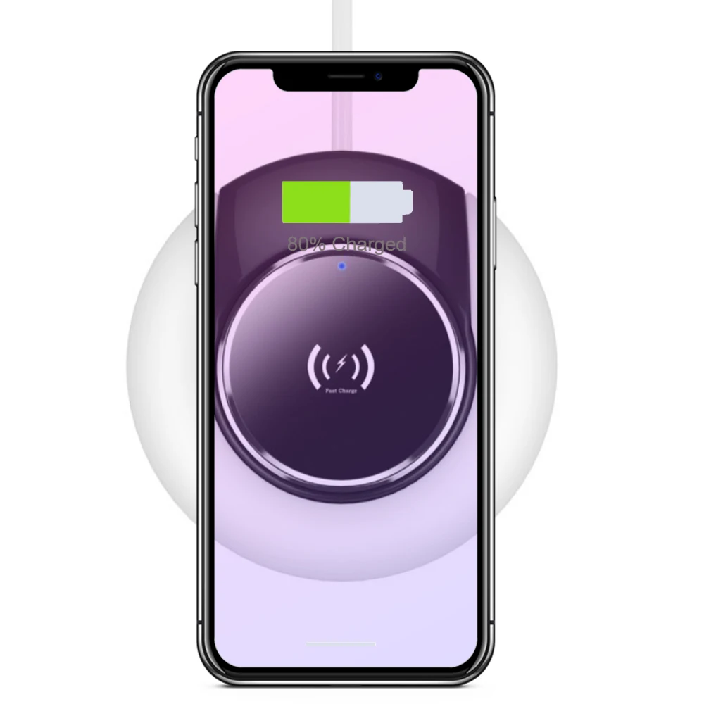 NYFundas Ци Беспроводное зарядное устройство телефона держатель для samsung iphone XR xiaomi