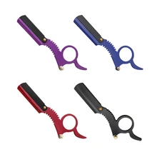 Профессиональные Парикмахерская бритья прямые Ножи многофункциональный удаления бровь бритва 1 шт