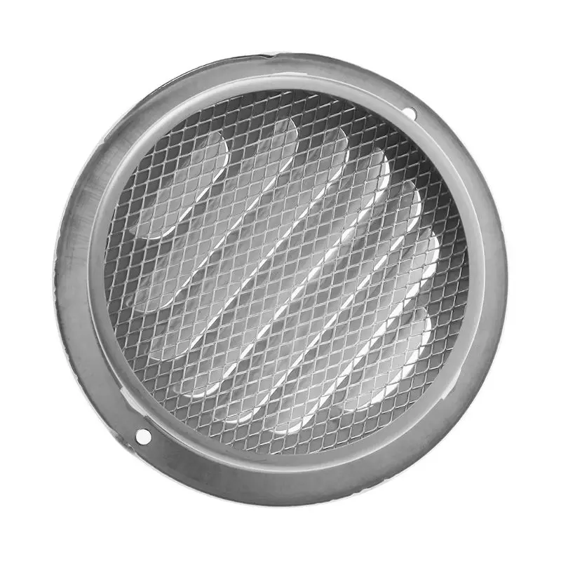 

High Quality Stainless Steel Exterior Wall Air Vent Grille Round Ducting Ventilation Grilles