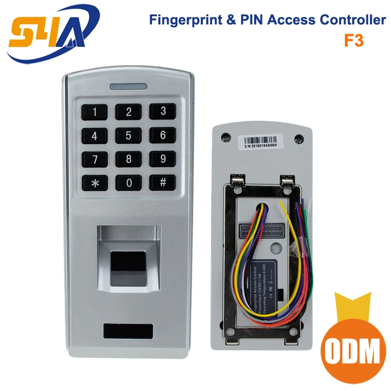 

Metal Fingerprint Standalone access controller support Finger + PIN