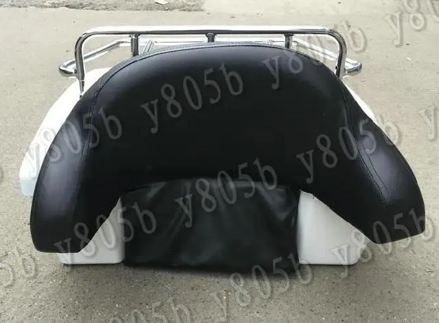Белый хвостовой багажник Чемодан с верхняя стойка спинка для Fit Sportster XL883 1200 48 72 Dyna Wide Glide Softail FLST FLT