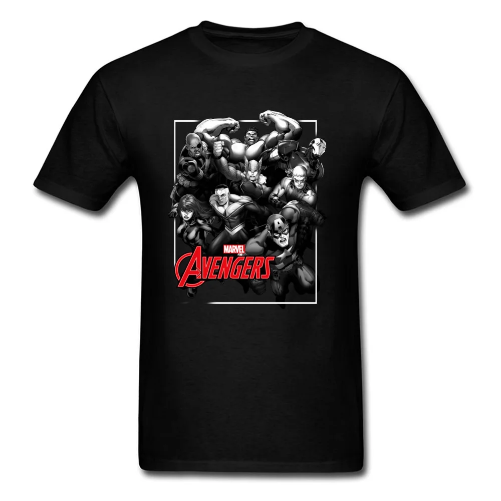 

Cool Men's Tshirt Mighty Marvel T Shirts Avengers Hero Group T-Shirt Infinity War Justice League Universe Tee Shirt For Guys