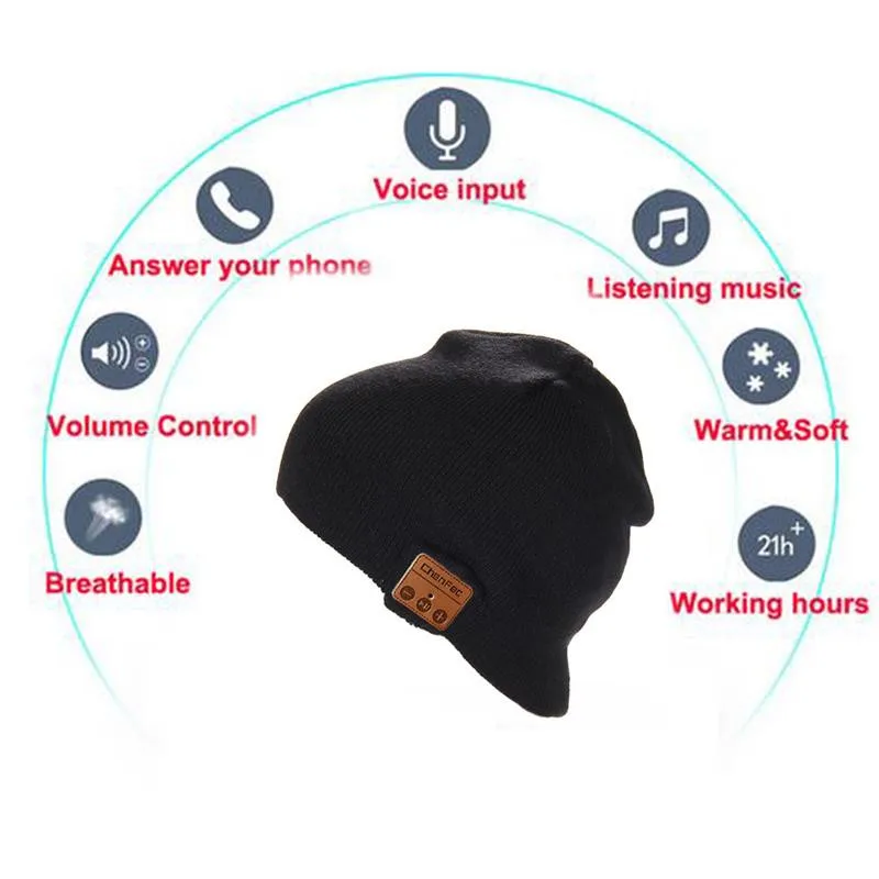 Fashion bonnet  Bluetooth  + Gants Tactiles