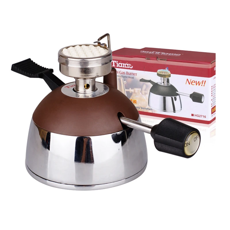 

mini gas burner Camping Outdoor Gas Stove Cooking Stove Portable Tabletop Gas Butane Burner Heater 1400 degress C