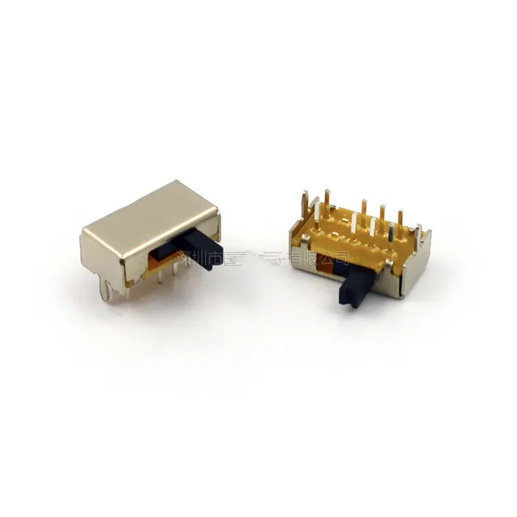 50 Pcs 4mm Height Side Knob PCB 8 Pin 3 Position 2P3T DP3T Slide Switch 0.5A 50V DC | Строительство и ремонт