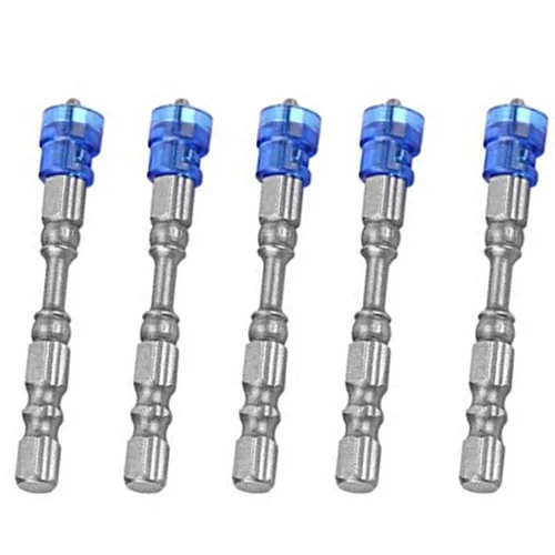 PH2 Твердость 65 мм набор магнитных бит Крестовая головка отвертка бит Одна Головка Электрическая Отвертка Phillips отвертка с магнитом - Цвет: Blue
