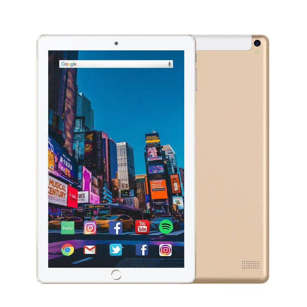 Free shipping 10.1 inch Tablet Pc Quad Core Android tablet 3GB RAM 32GB ROM IPS Dual SIM Phone Call Tab Phone pc Tablets - Комплект: Gold