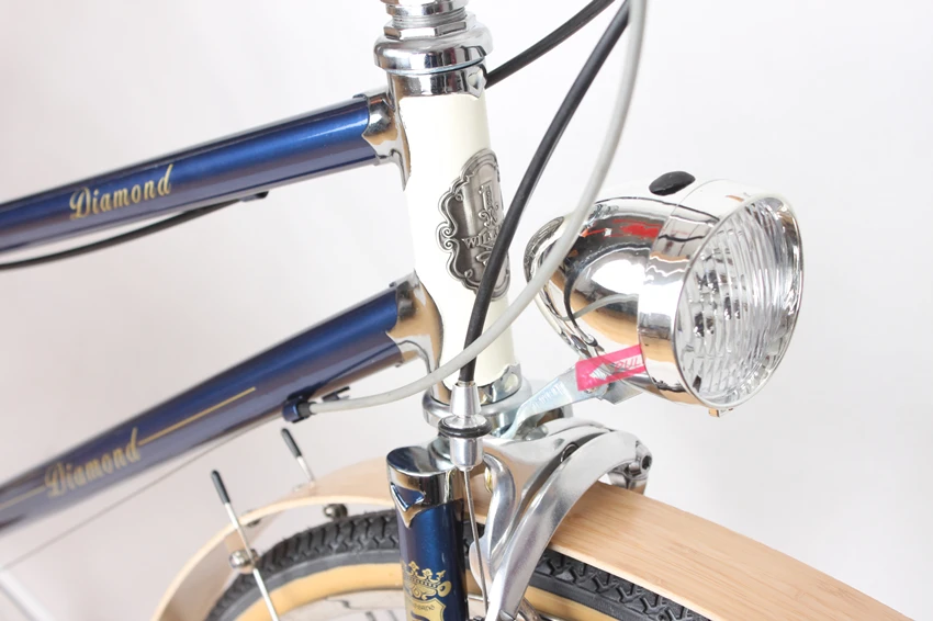 ロードバイク木製フェンダー、レトロ自転車フェンダー、竹マッドガード